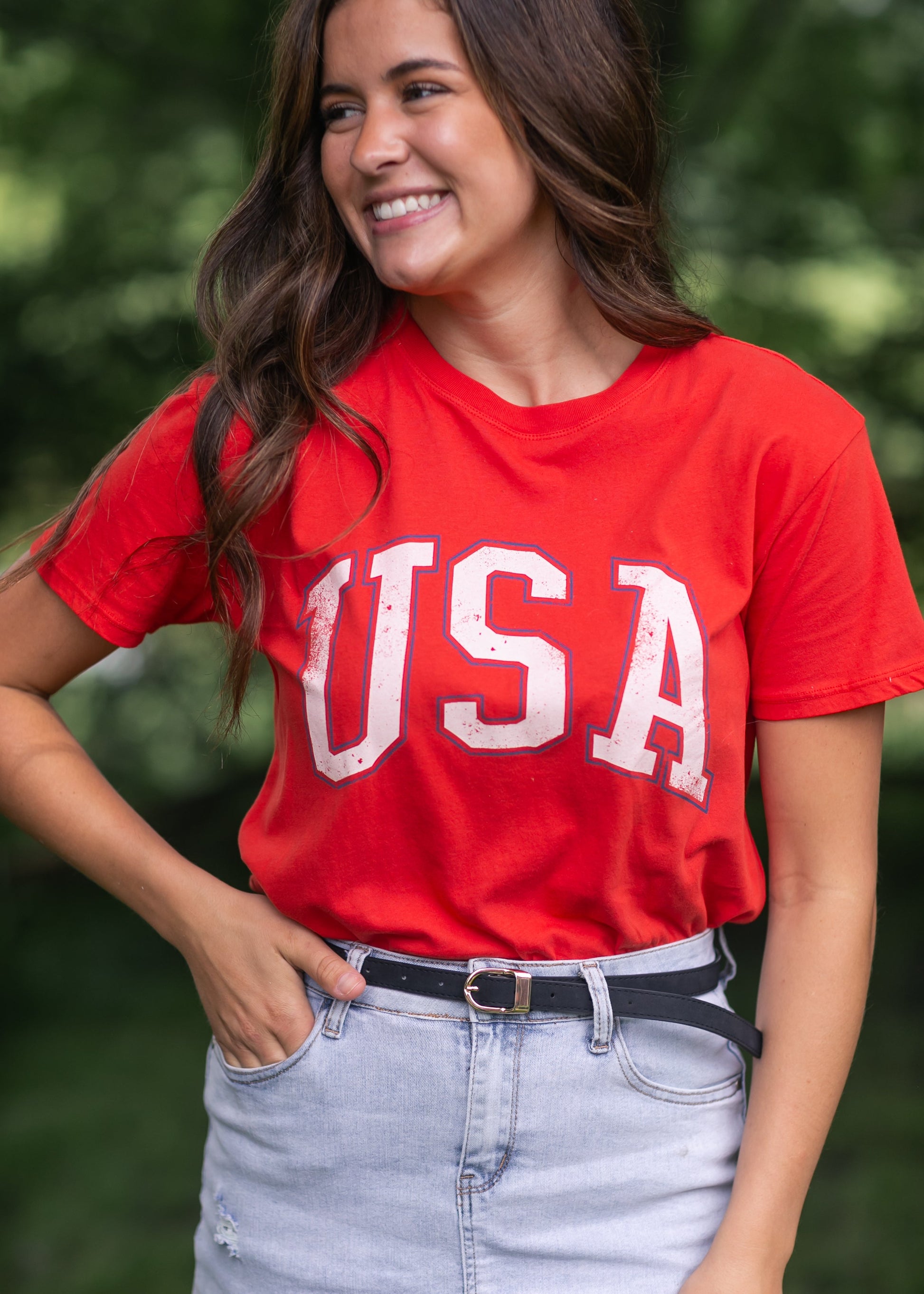 Z Supply® USA Boyfriend Tee FF Tops