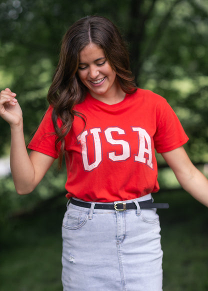 Z Supply® USA Boyfriend Tee FF Tops