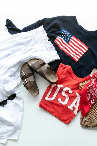 Z Supply® USA Boyfriend Tee FF Tops