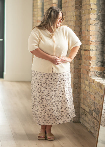 Zadie T-shirt Button Front Cardigan IC Layering Essentials