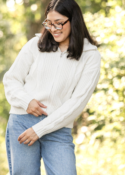 Zip-up Sweater Jacket FF Layering Essentials