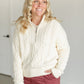 Zoe Quarter Zip Sweater FF Tops