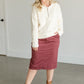 Zoe Quarter Zip Sweater FF Tops