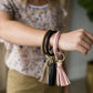 Leather Wrist Key Ring - FINAL SALE
