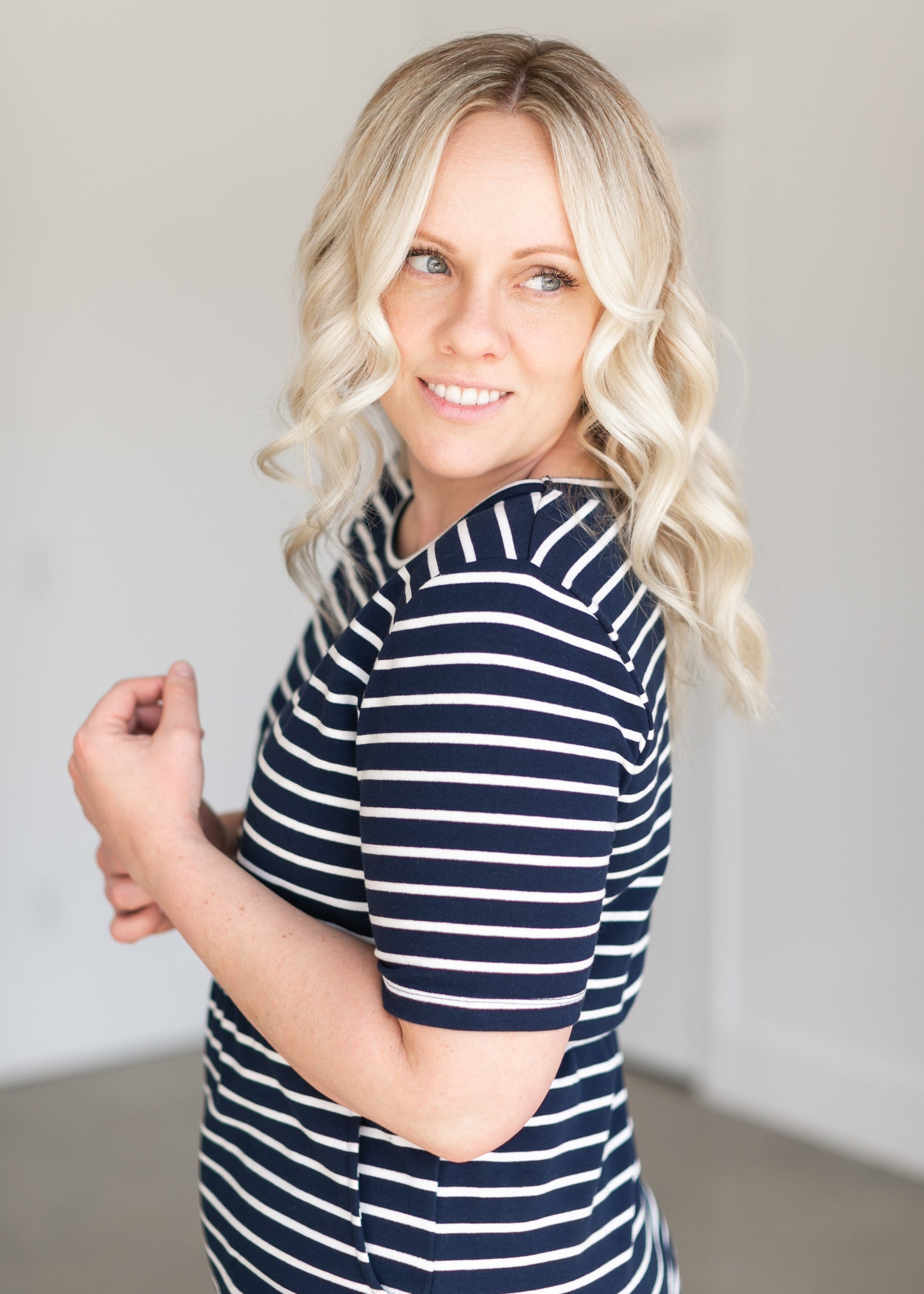 Kristen Short Sleeve Midi Dress Dresses