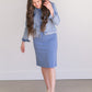 Kristen Short Sleeve Midi Dress Dresses