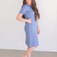 Kristen Short Sleeve Midi Dress Dresses