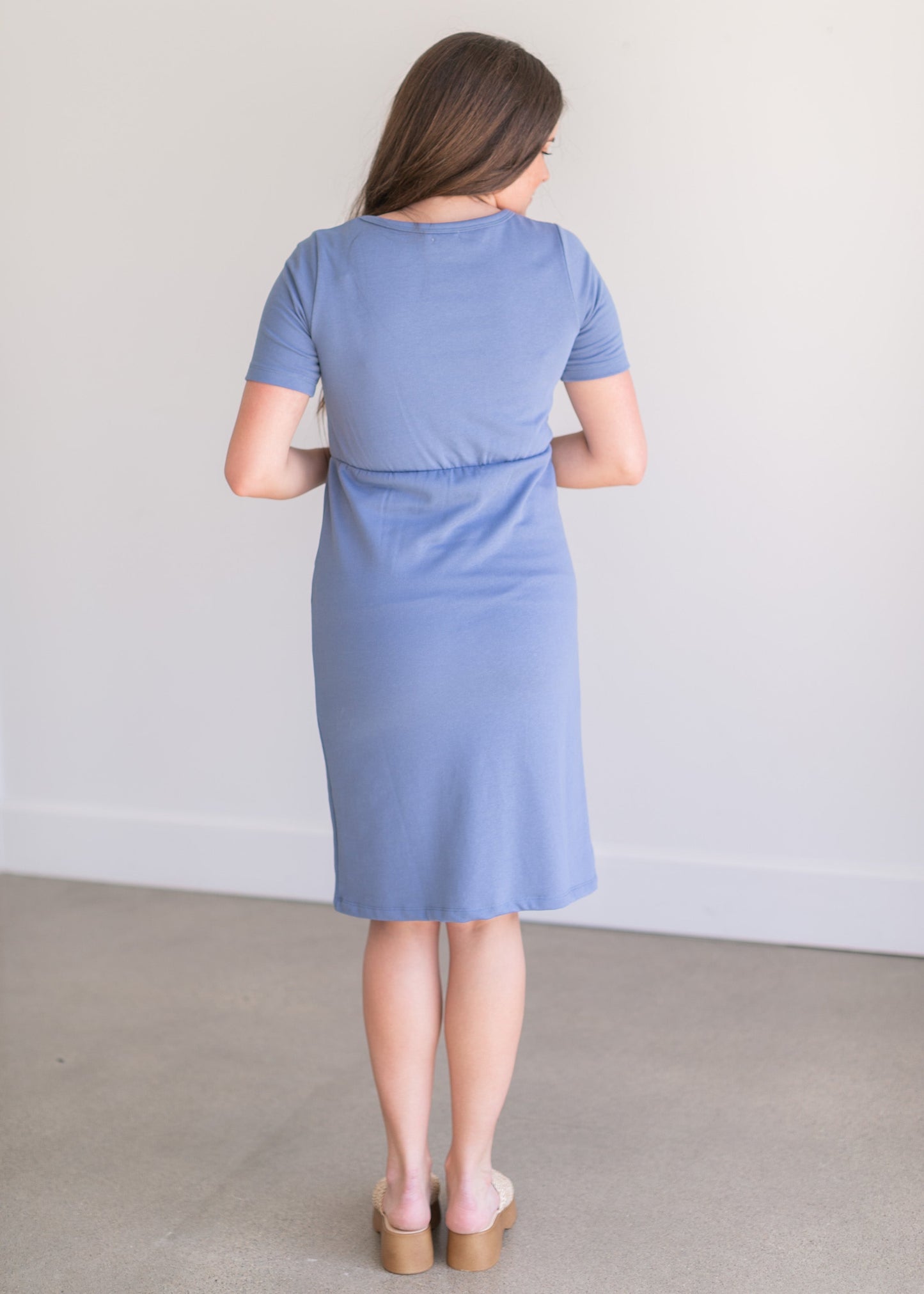 Kristen Short Sleeve Midi Dress Dresses