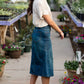 A-line Paneled Midi Skirt Skirts G-Gossip Apparel