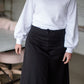 Addison Long Black Knit A-Line Skirt - FINAL SALE Skirts Inherit