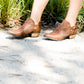 tan faux leather ladies bootie