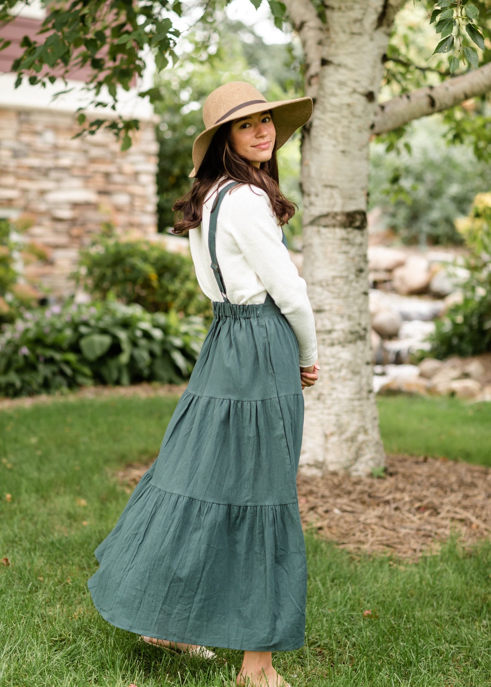 Overall maxi dress skirt Clearance
