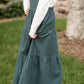 Adjustable Strap Overall Tiered Maxi Dress Dresses Polagram