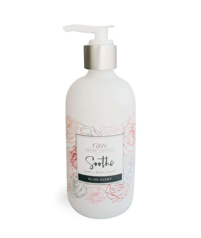 RAW all natural soothing body lotion