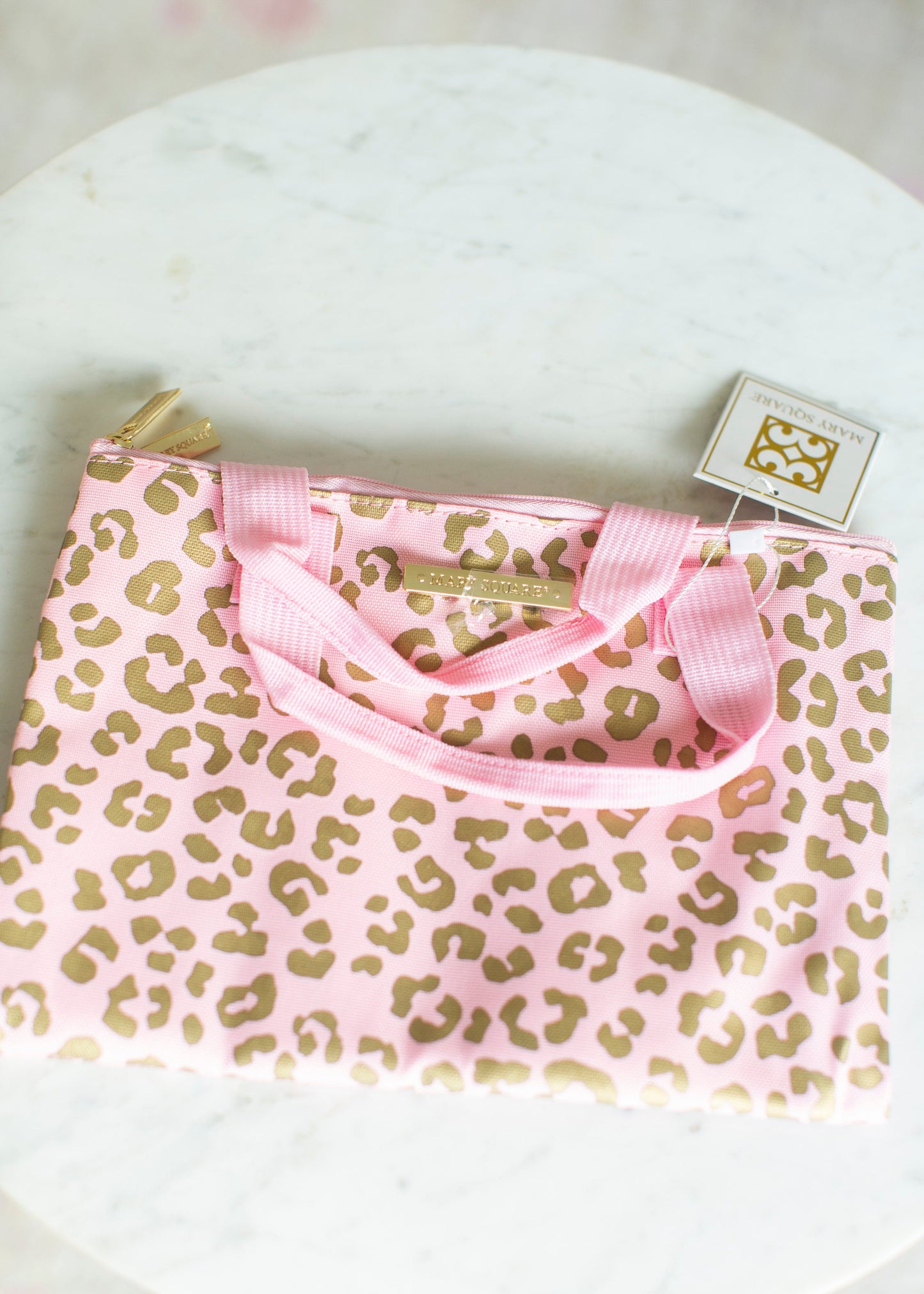 All The Things Blush Leopard Zipper Pouch - FINAL SALE Accessories