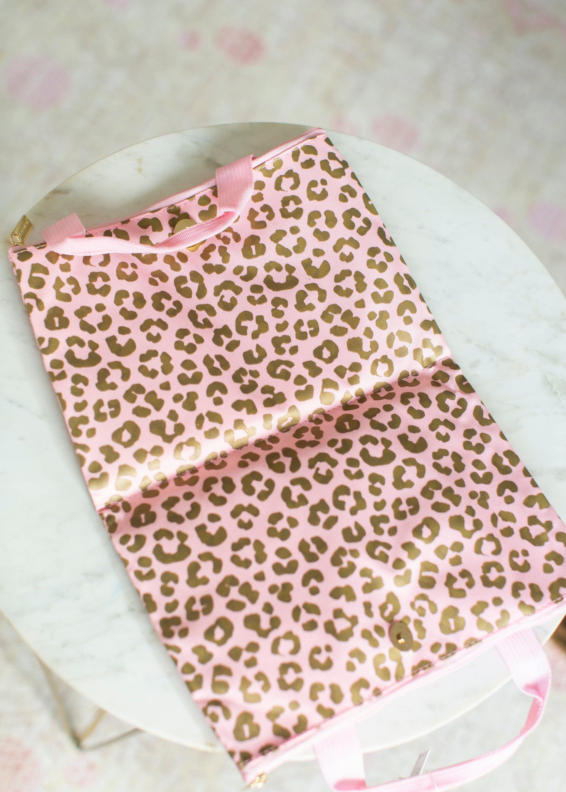 All The Things Blush Leopard Zipper Pouch - FINAL SALE Accessories