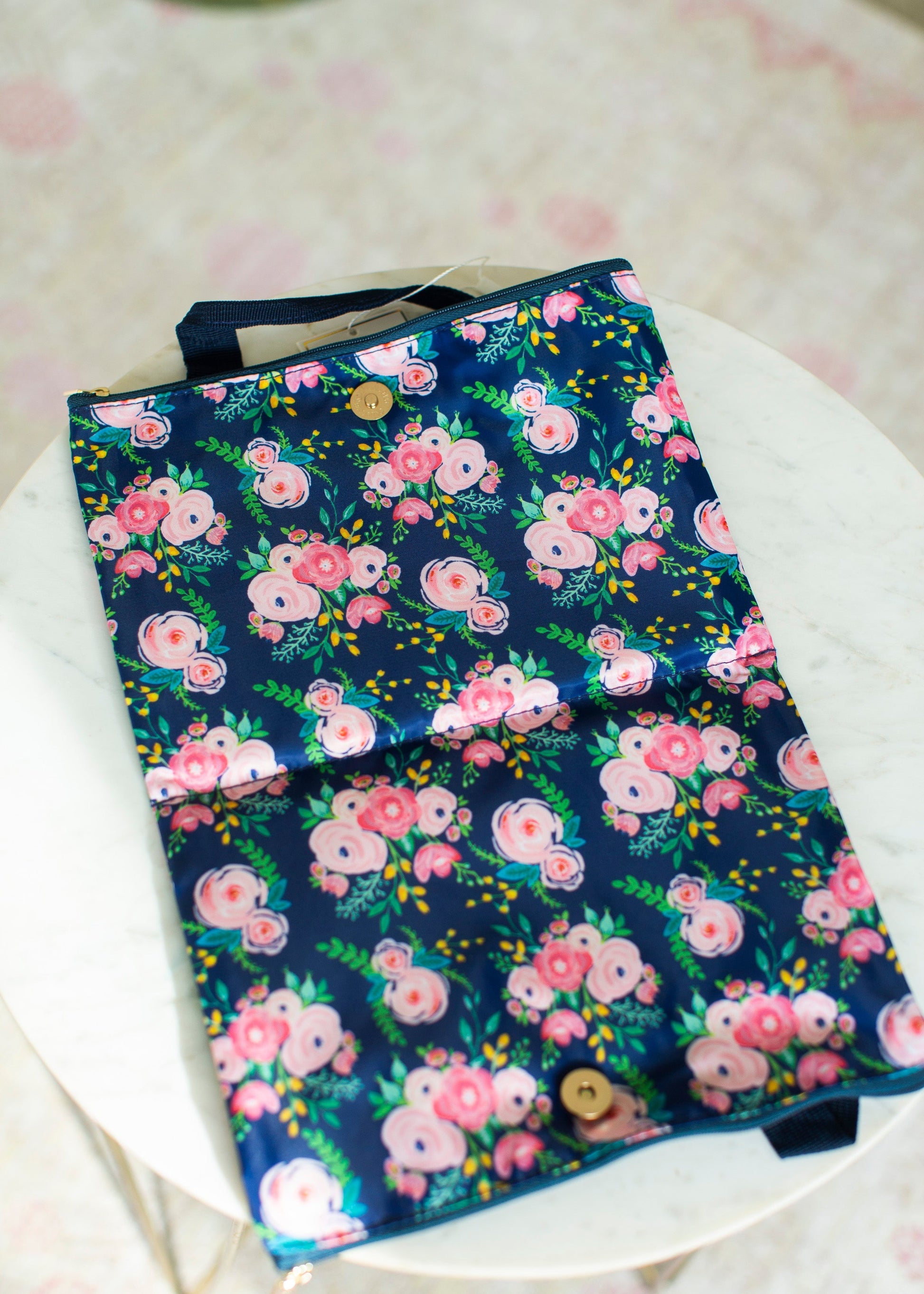 All The Things Zipper Floral Pouch - FINAL SALE Accessories