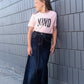Girls Peach Be Kind Graphic Tee