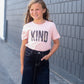 Girls Peach Be Kind Graphic Tee