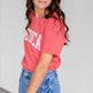 America Graphic T-Shirt Tops