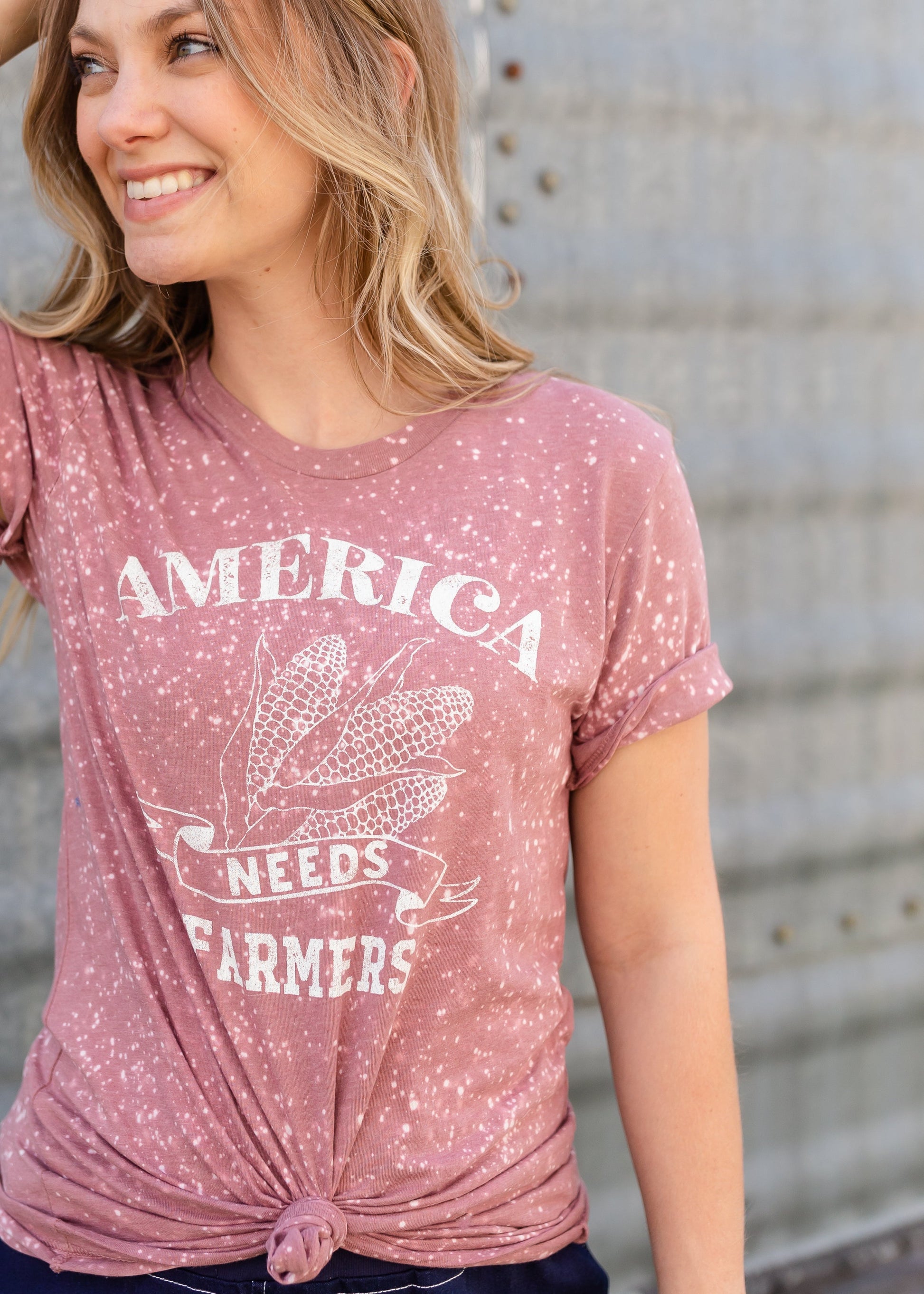 America Needs Farmers T-Shirt Tops
