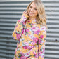 Ampersand Avenue Doublehood™ Blooming Floral Sweatshirt - FINAL SALE Tops