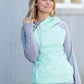 Ampersand Avenue Doublehood™ Quilted Mint Sweatshirt - FINAL SALE Tops