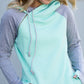 Ampersand Avenue Doublehood™ Quilted Mint Sweatshirt - FINAL SALE Tops