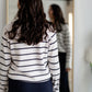 Andi Stripe Henley Sweatshirt Z Supply