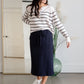 Andi Stripe Henley Sweatshirt Z Supply
