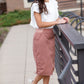 Andie Clay Side Cinch Hiking Skirt Skirts