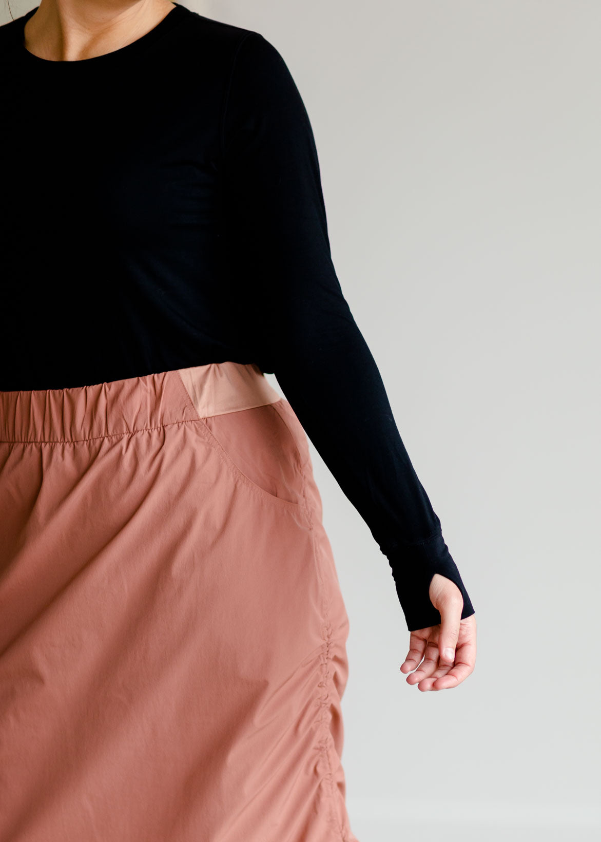 Andie Clay Side Cinch Hiking Skirt Skirts Inherit