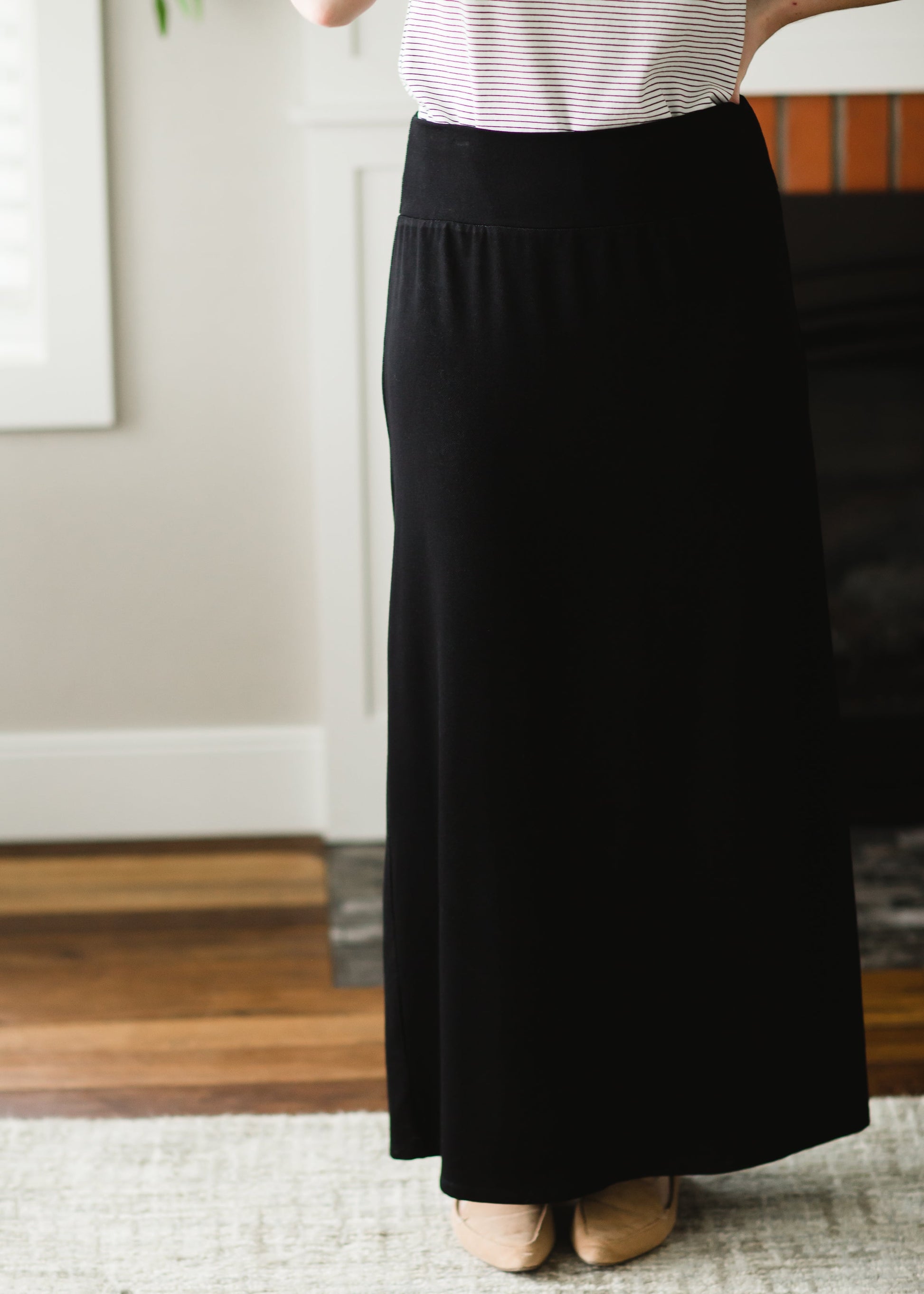 Angie Black Maxi Knit Skirt - FINAL SALE Skirts