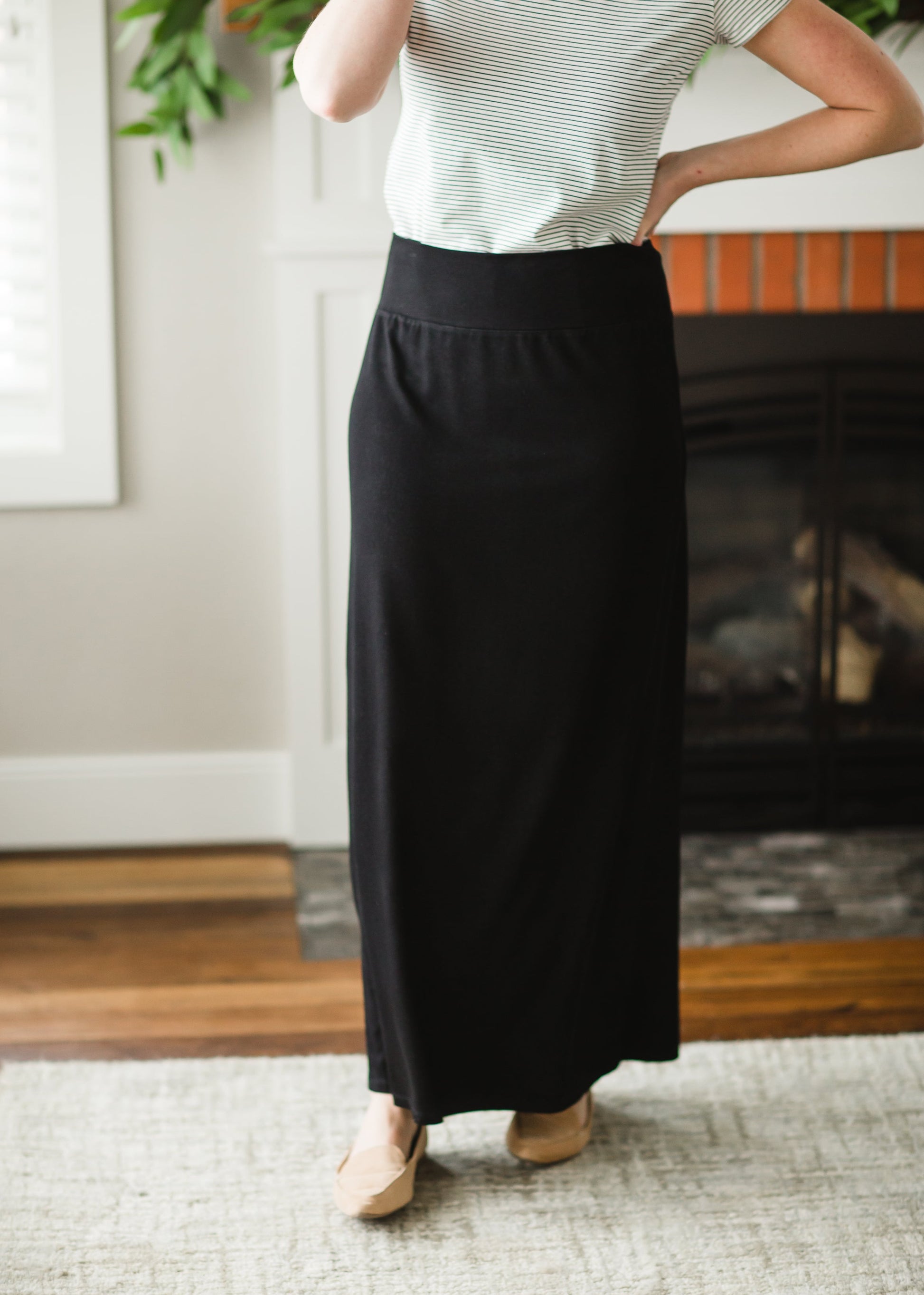 Angie Black Maxi Knit Skirt - FINAL SALE Skirts