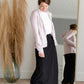 Anika Black Side Cinch Hiking Maxi Skirt Skirts Inherit