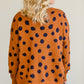 Animal Polka Dot Knit Sweater - FINAL SALE Tops