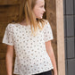 Animal Print Peplum Top - FINAL SALE Tops