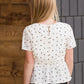 Animal Print Peplum Top - FINAL SALE Tops