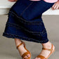 Girls ankle strap dress sandal in a tan color