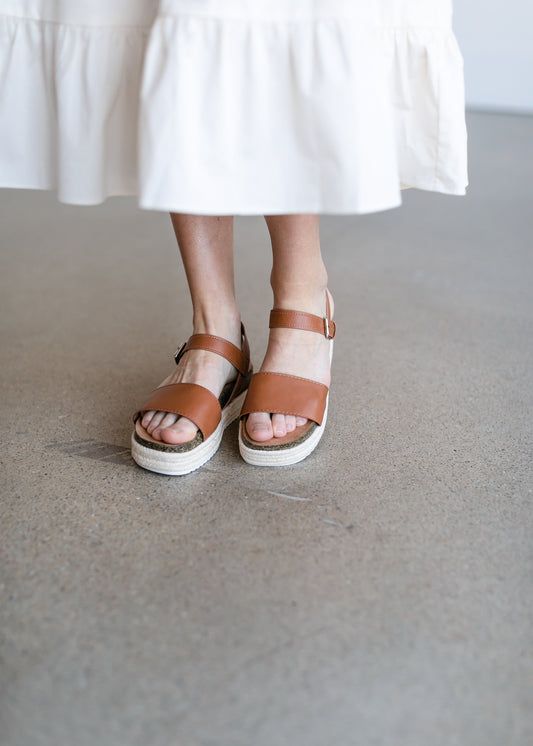 Ankle Strap Espadrille Platform Sandal Shoes