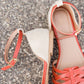 Ankle Strap Flat Brick Sandals - FINAL SALE Shoes