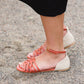 Ankle Strap Flat Brick Sandals - FINAL SALE Shoes
