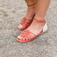 Ankle Strap Flat Brick Sandals - FINAL SALE Shoes