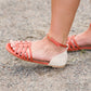 Ankle Strap Flat Brick Sandals - FINAL SALE Shoes