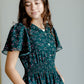 Anna Floral Flutter Sleeve Smocked Waist Maxi Dress Dresses Inherit - SOP