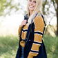 navy anorak hooded vest