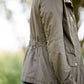 olive colored anorak military jacket