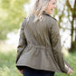 olive colored anorak military jacket