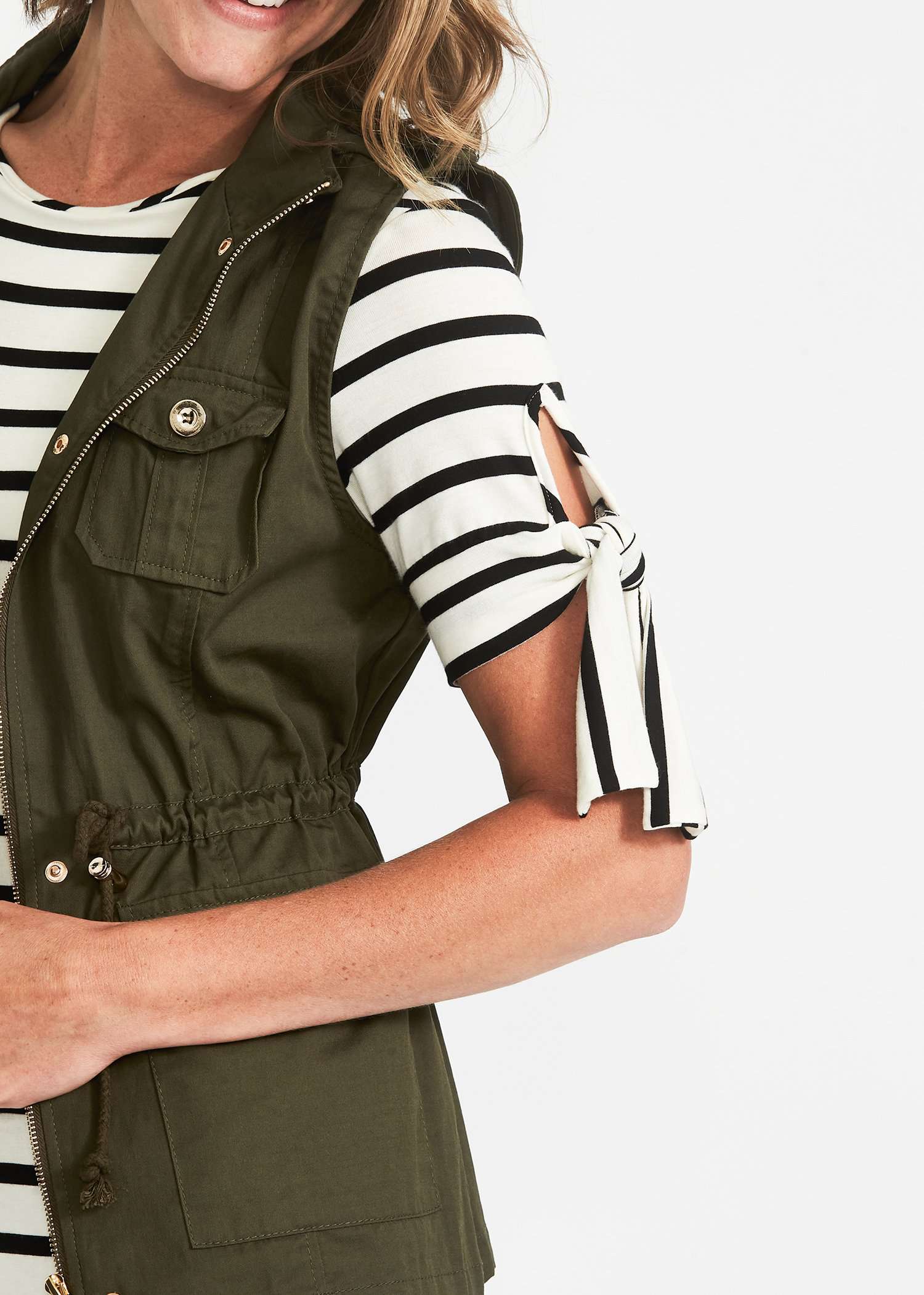 Anorak Utility Vest Tops