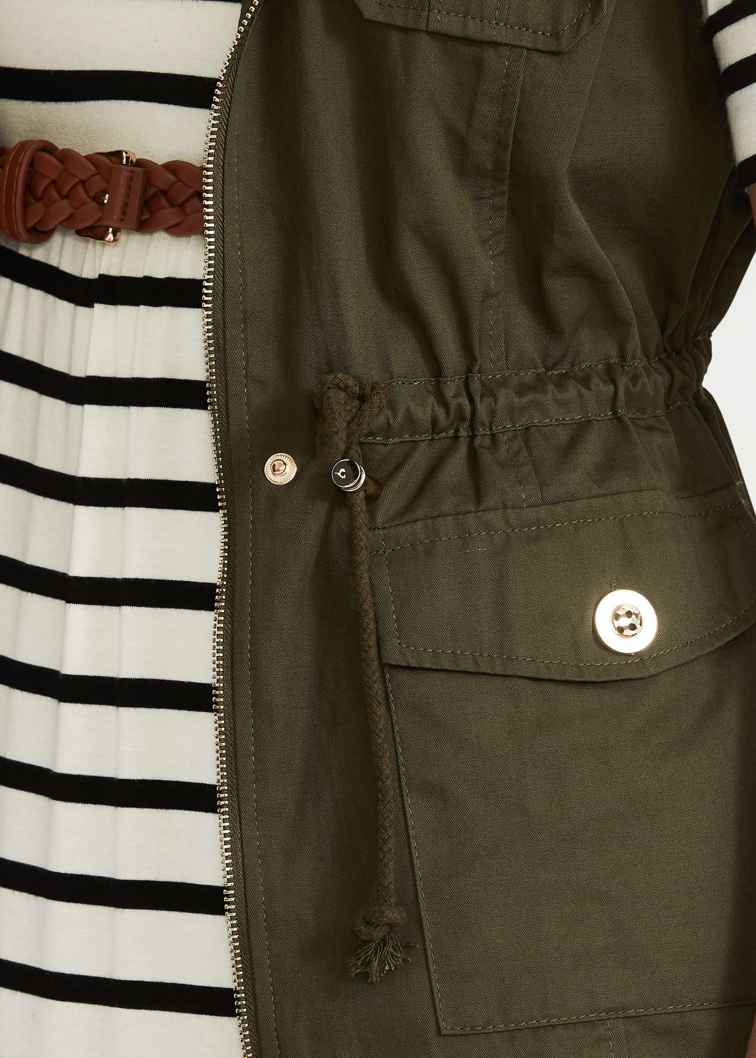 Anorak Utility Vest Tops
